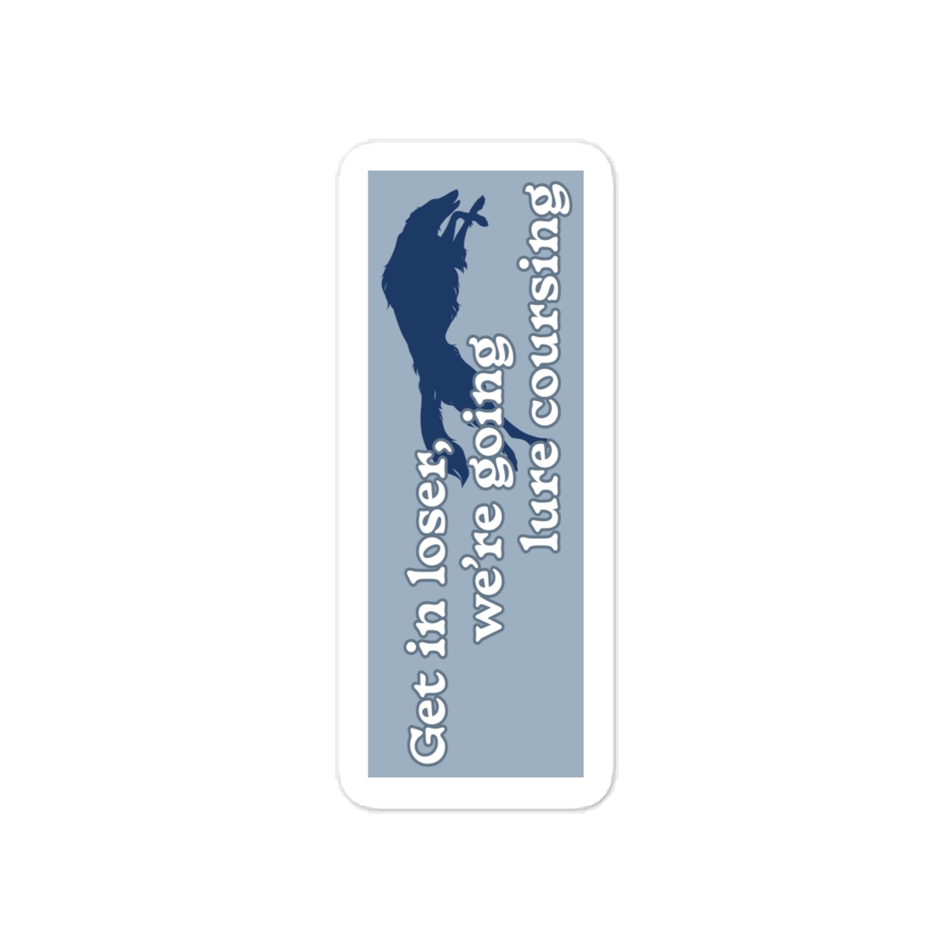 Lure Coursing Sticker - Blue product image (1)