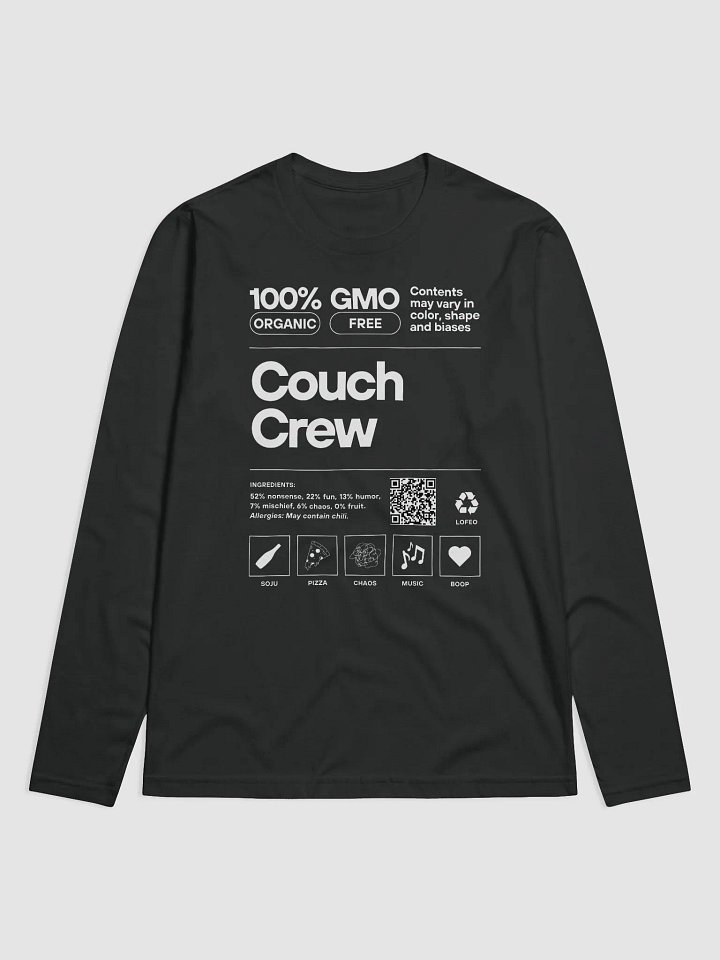 100% Organic Couch Crew - Long Sleeve Tee product image (2)