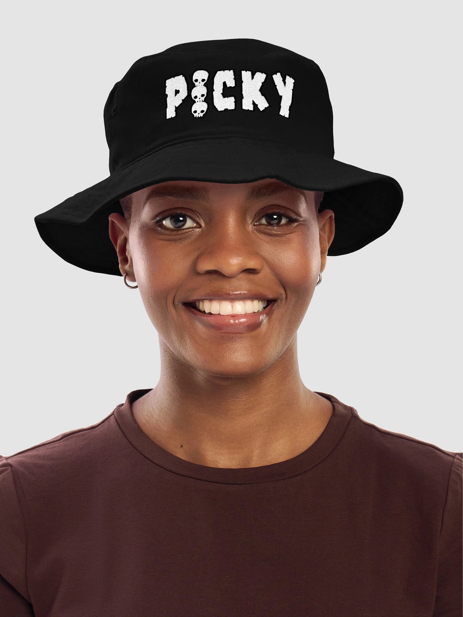 Picky Skulls Embroidered Bucket Hat product image (5)