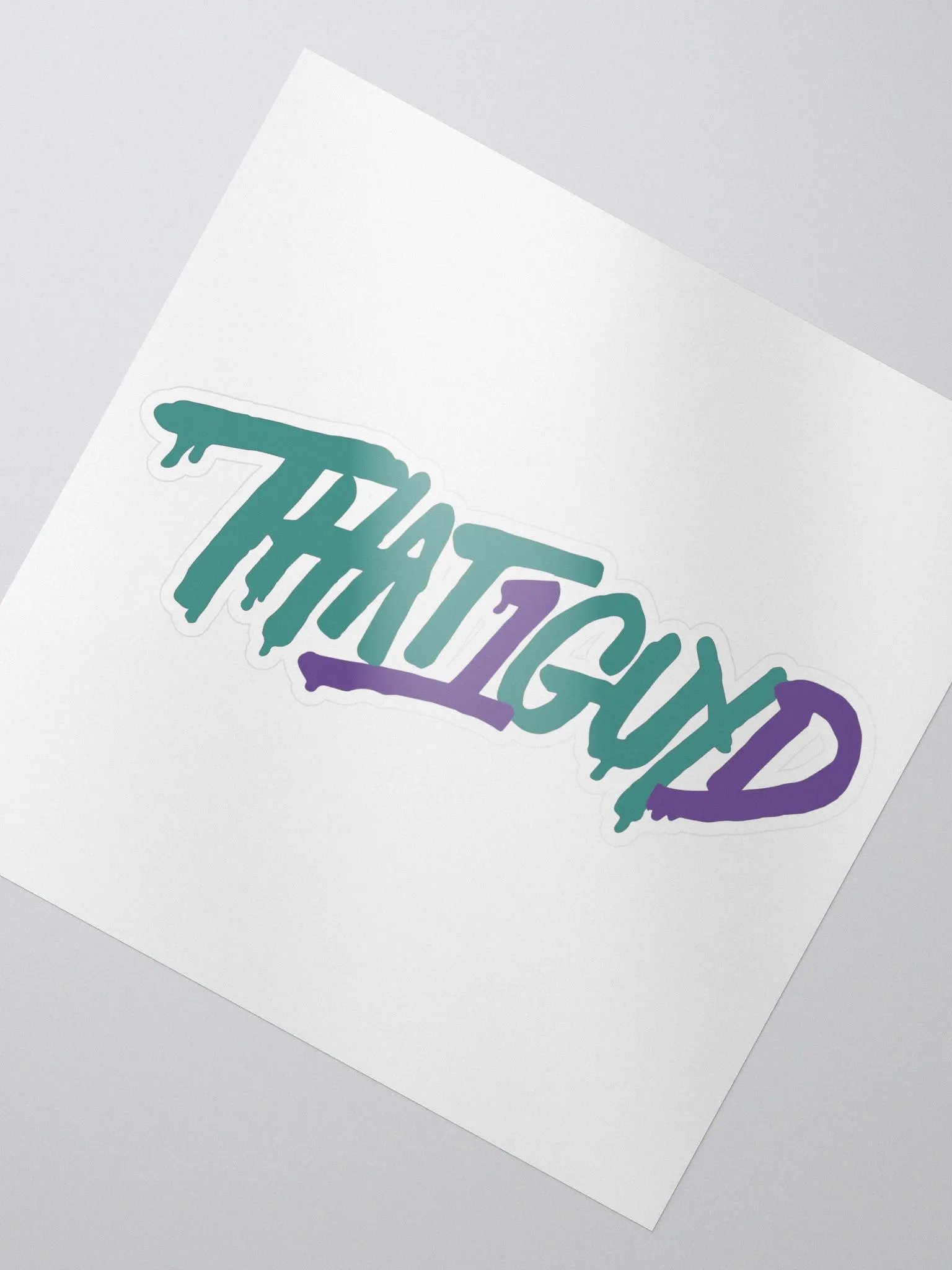 That1GuyD Text Logo Sticker product image (2)