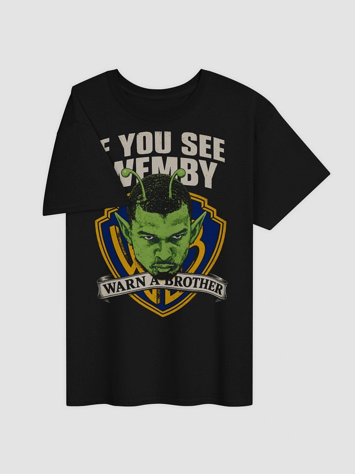 If You See Wemby Warn A Brother Shirt | Wembanyama Spurs Tee product image (1)
