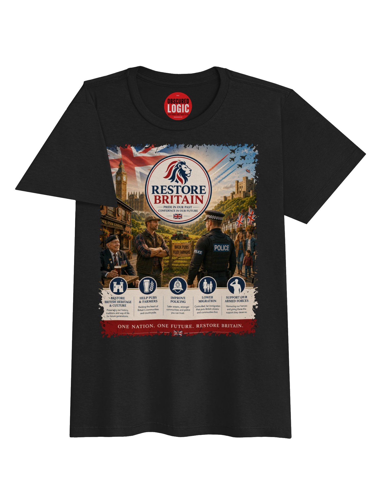 Restore Britain Graphic Tee product image (4)