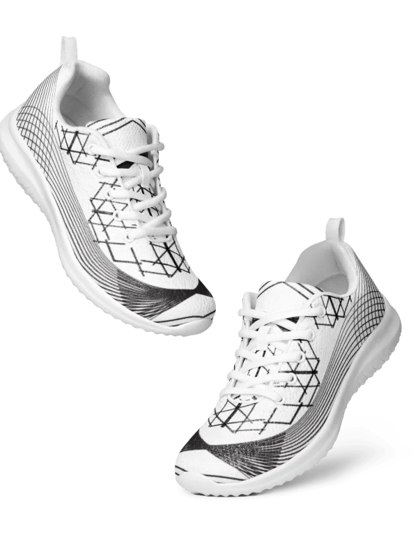 Geometric Flux – Cyber Grid Sneaker Women's Sneakers product image (3)