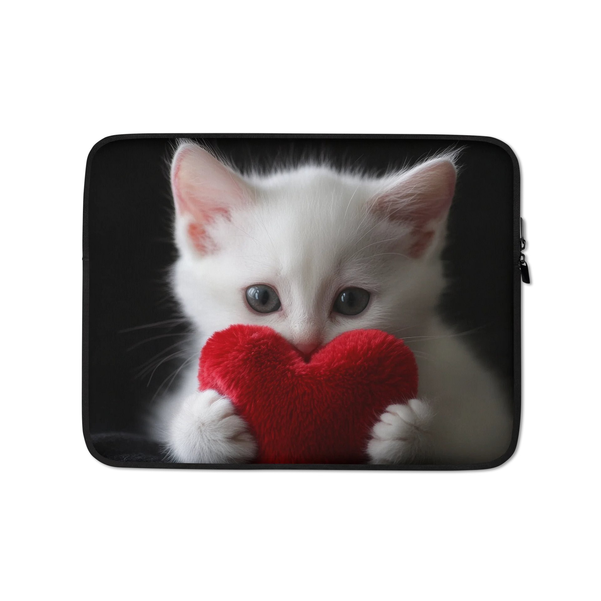 Heartfelt Kitten Laptop Sleeve product image (1)