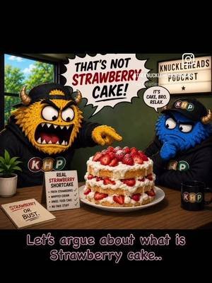 What’s Strawberry cake to you?  #cake #cakes #strawberrycake #podcastcommunity #dontargue 