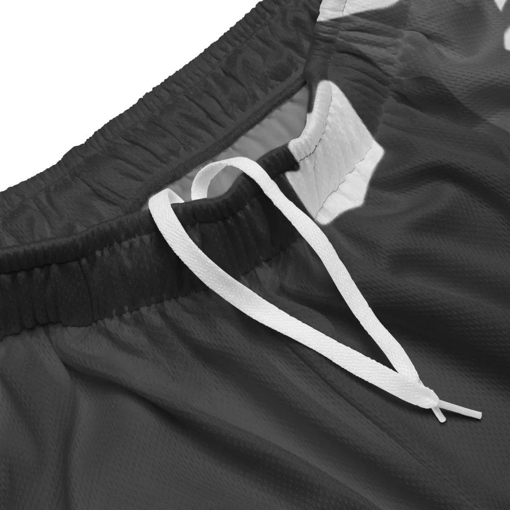 Grey Leopard Unisex Mesh Shorts product image (3)