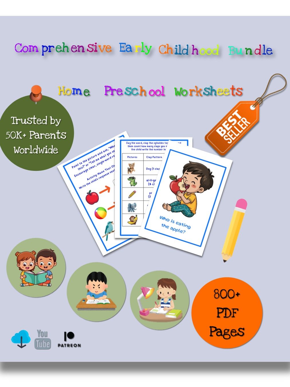 Comprehensive Early Childhood Bundle: Speech & Language, Safety, Finance & Coloring Activities product image (1)