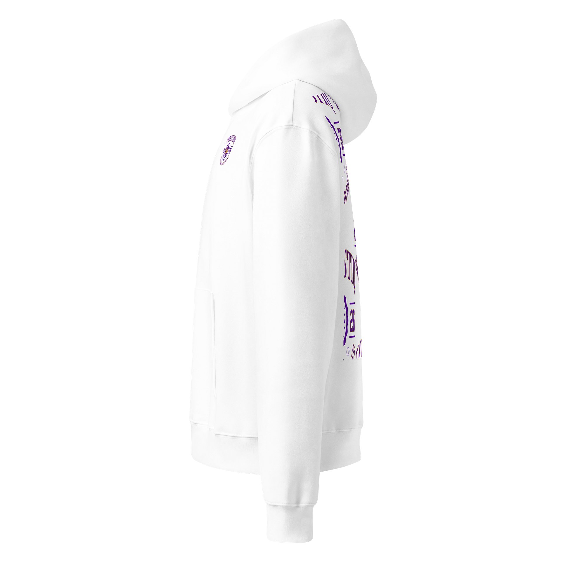 Dedicated to Play Bella Premium Sporty Hoodie EQALL® PADELISTIQ_Purple_Multiprint product image (3)