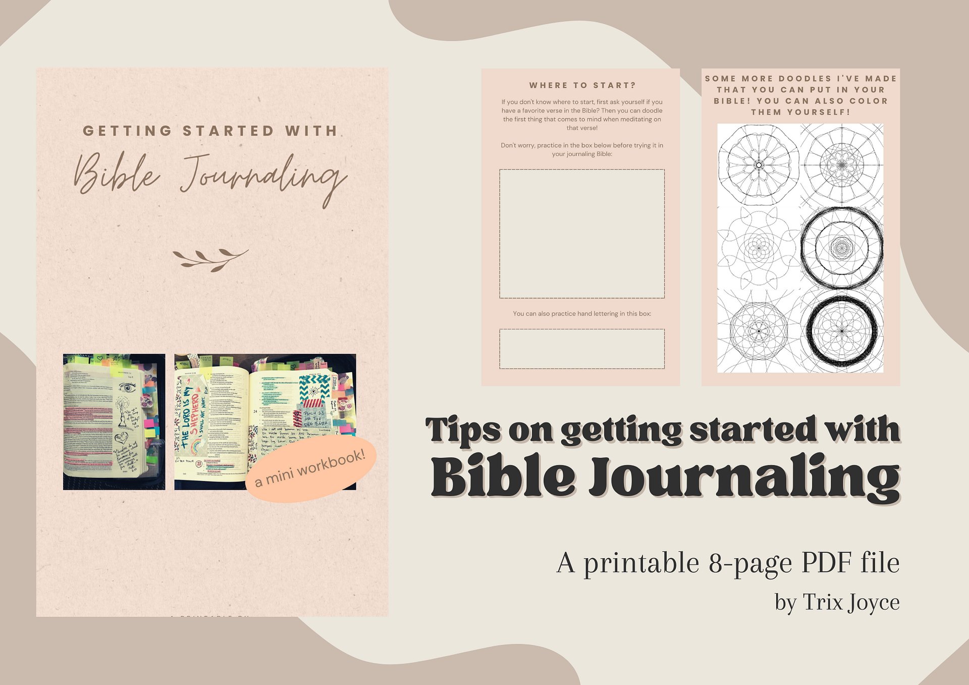 Getting started with Bible Journaling (freebie) product image (1)