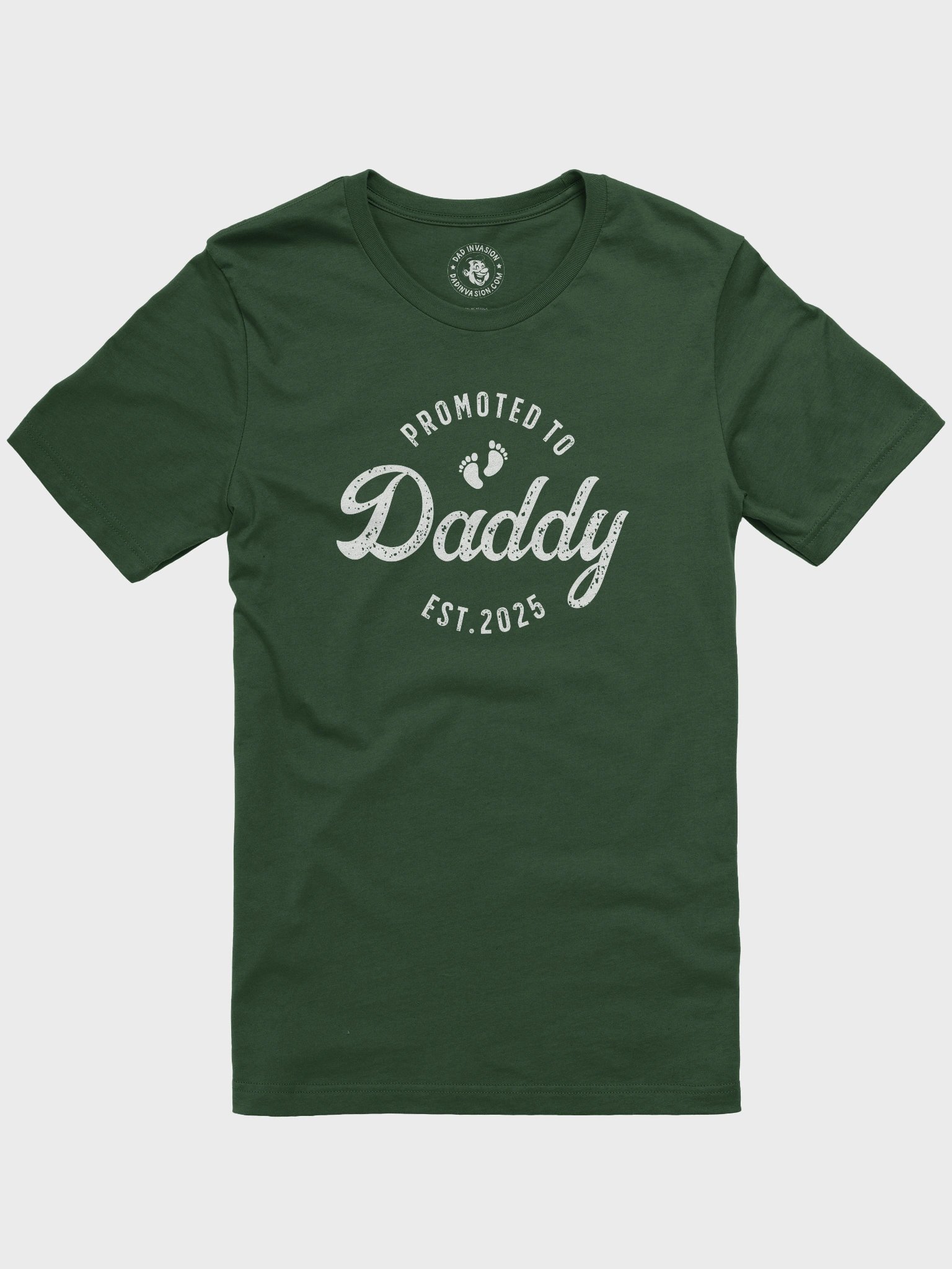 Promoted to Daddy EST. 2025 - New Dad T-Shirt product image (1)