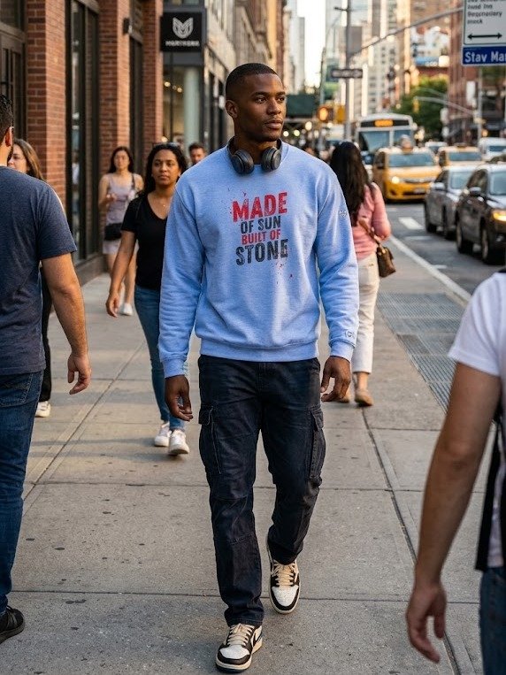 Made of Sun Built of Stone | Sweatshirt | Originology | Black History X product image (25)