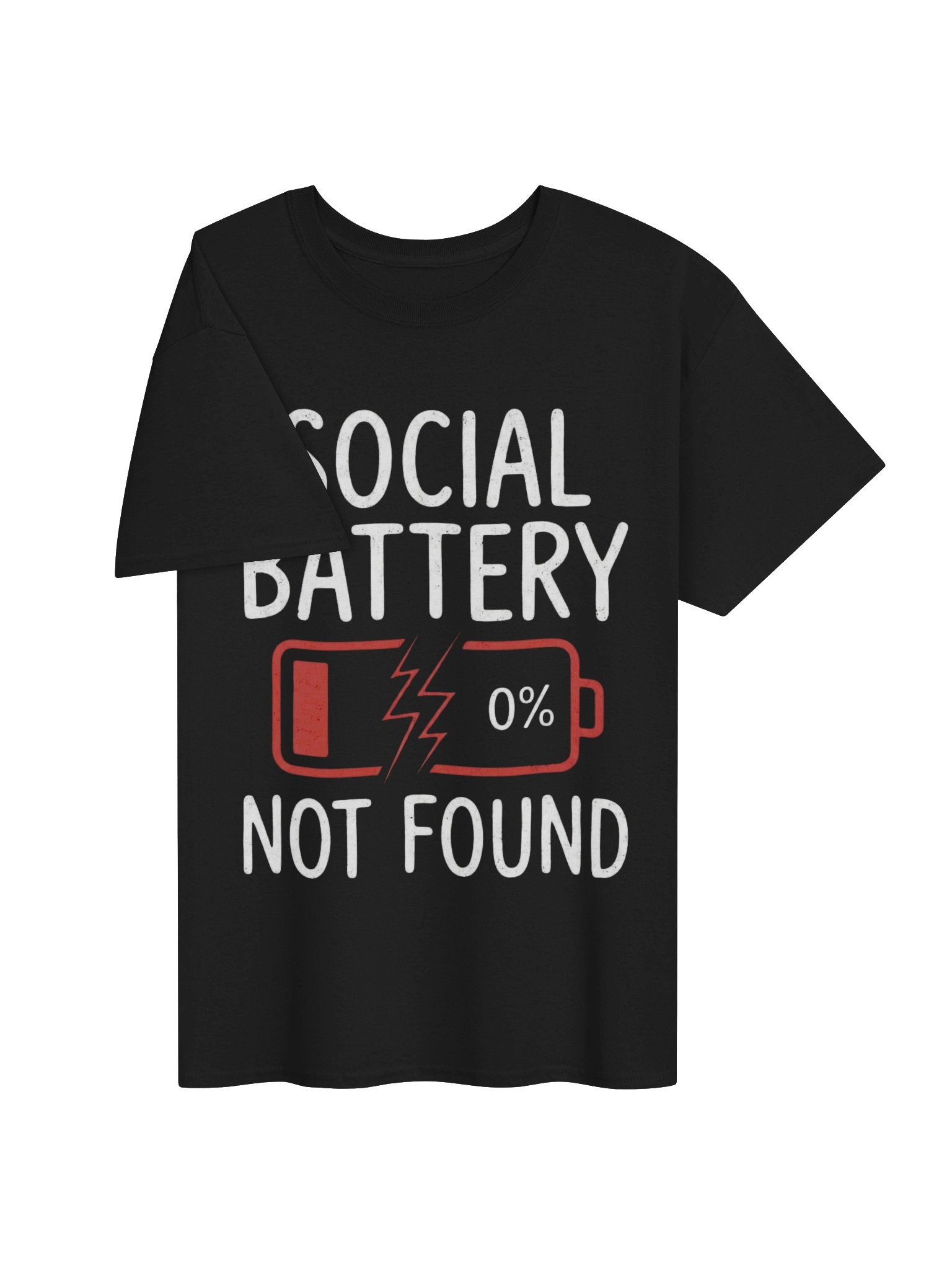🔋 SOCIAL BATTERY 0% — NOT FOUND 📴 product image (4)