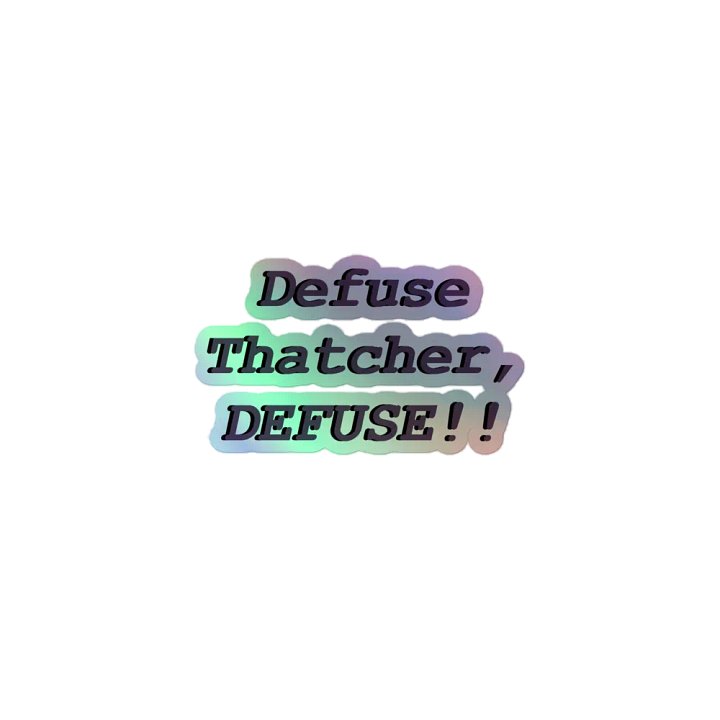 Holographic CondoDEFUSE Sticker product image (1)