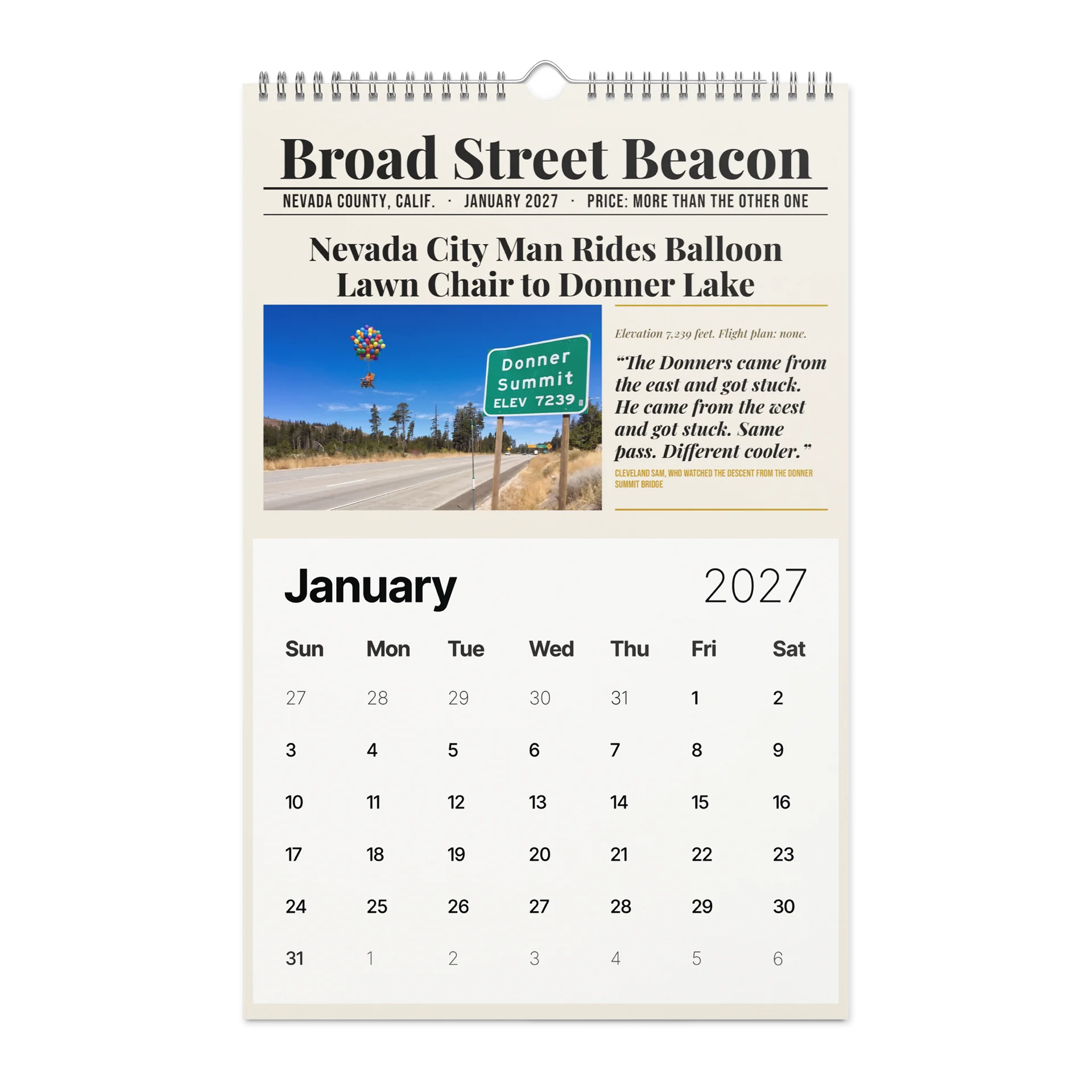 Broad Street Beacon 2027 Wall Calendar product image (6)