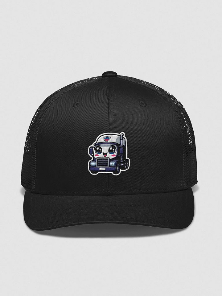 Cheerful Truckin Retro Trucker Hat product image (1)