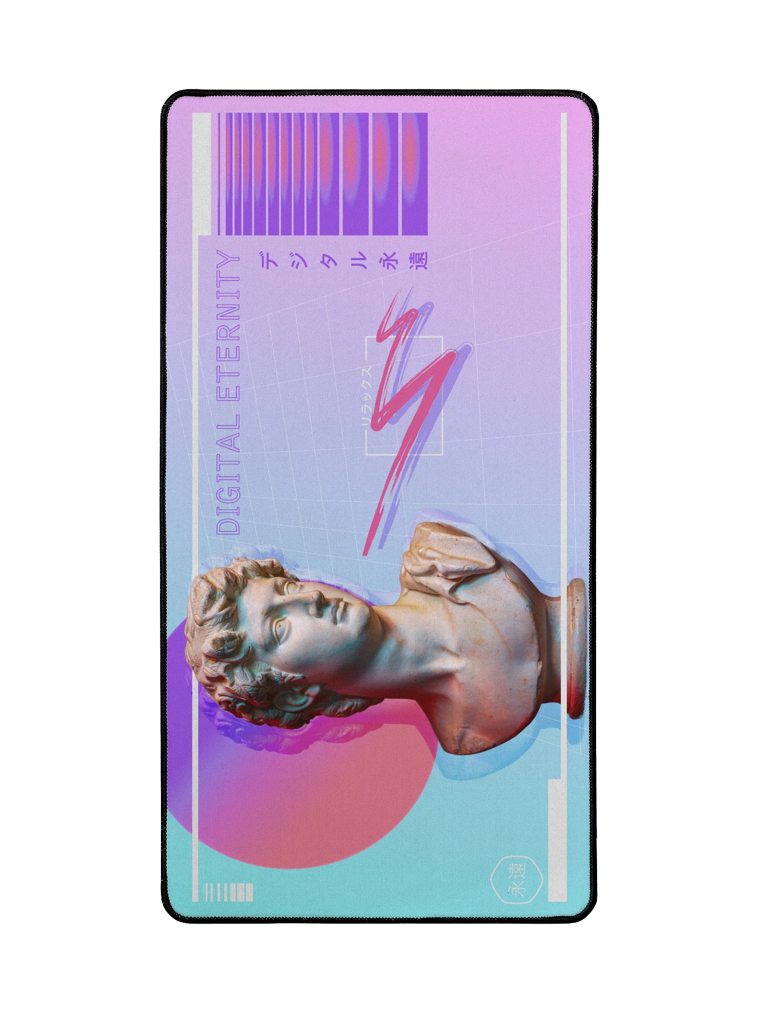 Digital Eternity Vaporwave Aesthetic Desk Mat product image (4)