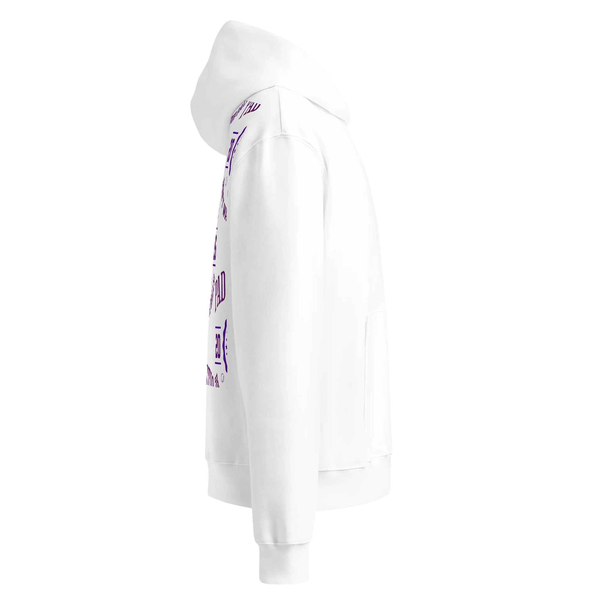 Dedicated to Play Bella Premium Sporty Hoodie EQALL® PADELISTIQ_Purple_Multiprint product image (4)