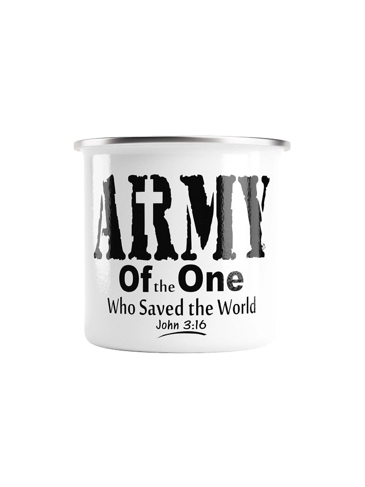 ARMY OF THE ONE - Camping Enamel Mug product image (1)