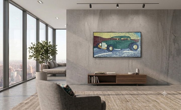 Green Hot Rod (2002) on Canvas (24" x 48") product image (2)