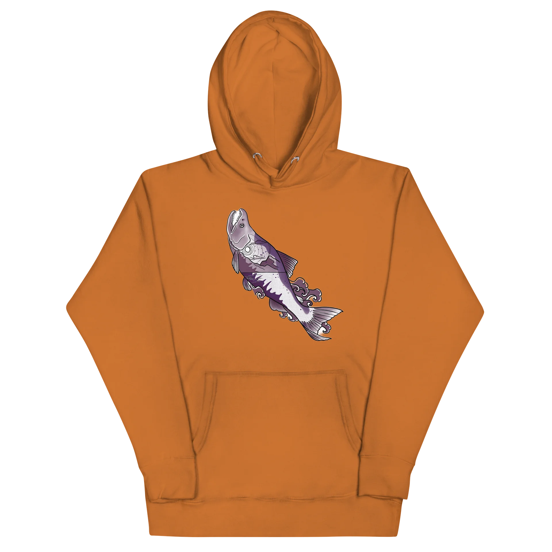Salmon Run Premium Unisex Hoodie by Cassandra Miller product image (112)