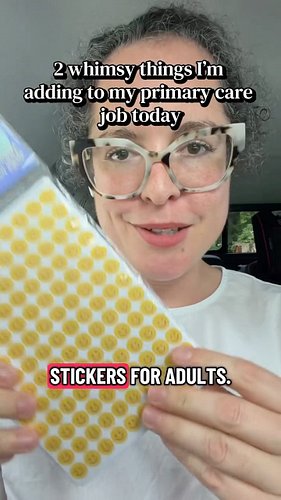 Yay or nay on the stickers though. Too much? Not enough? #primarycare #nursepractitioner #npschool #paschool