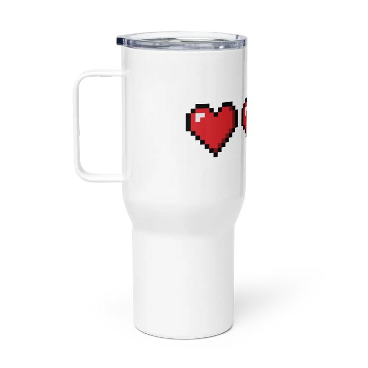 Gamer Hearts Stainless Steel Travel Mug product image (2)