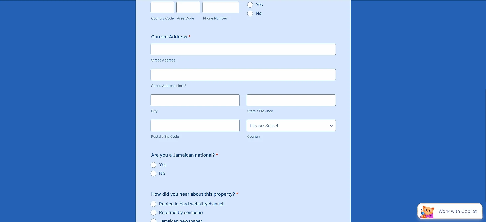 Tenant Intake Form Template product image (2)