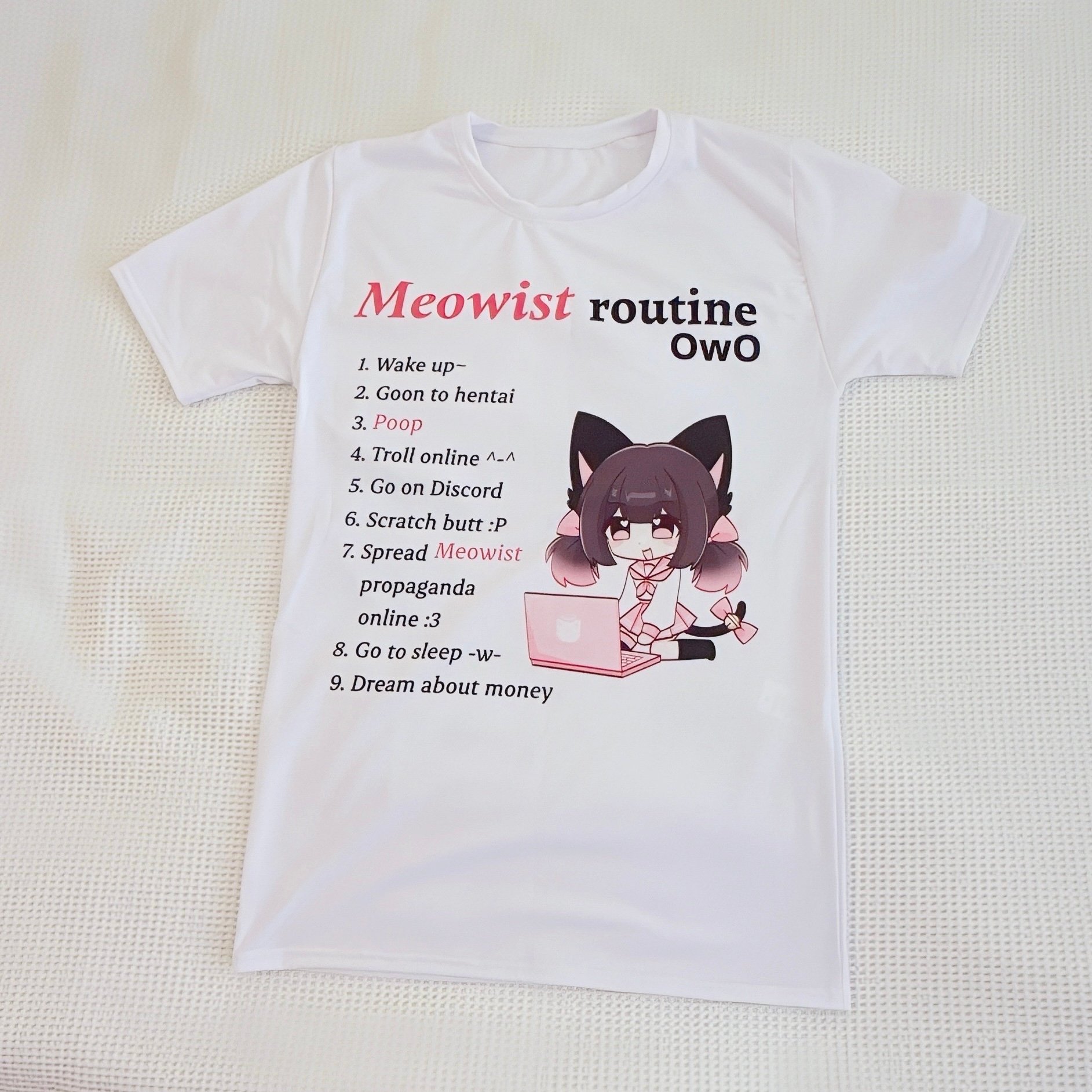 Meowist Routine - shirt product image (4)