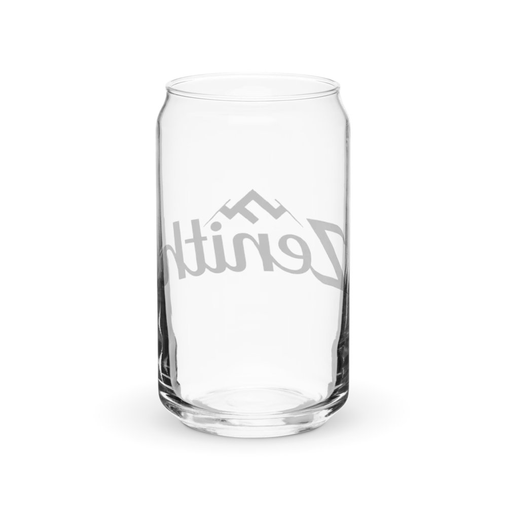 Zenith Can-Shaped Glass - Mountain Peak Design, 16oz product image (8)