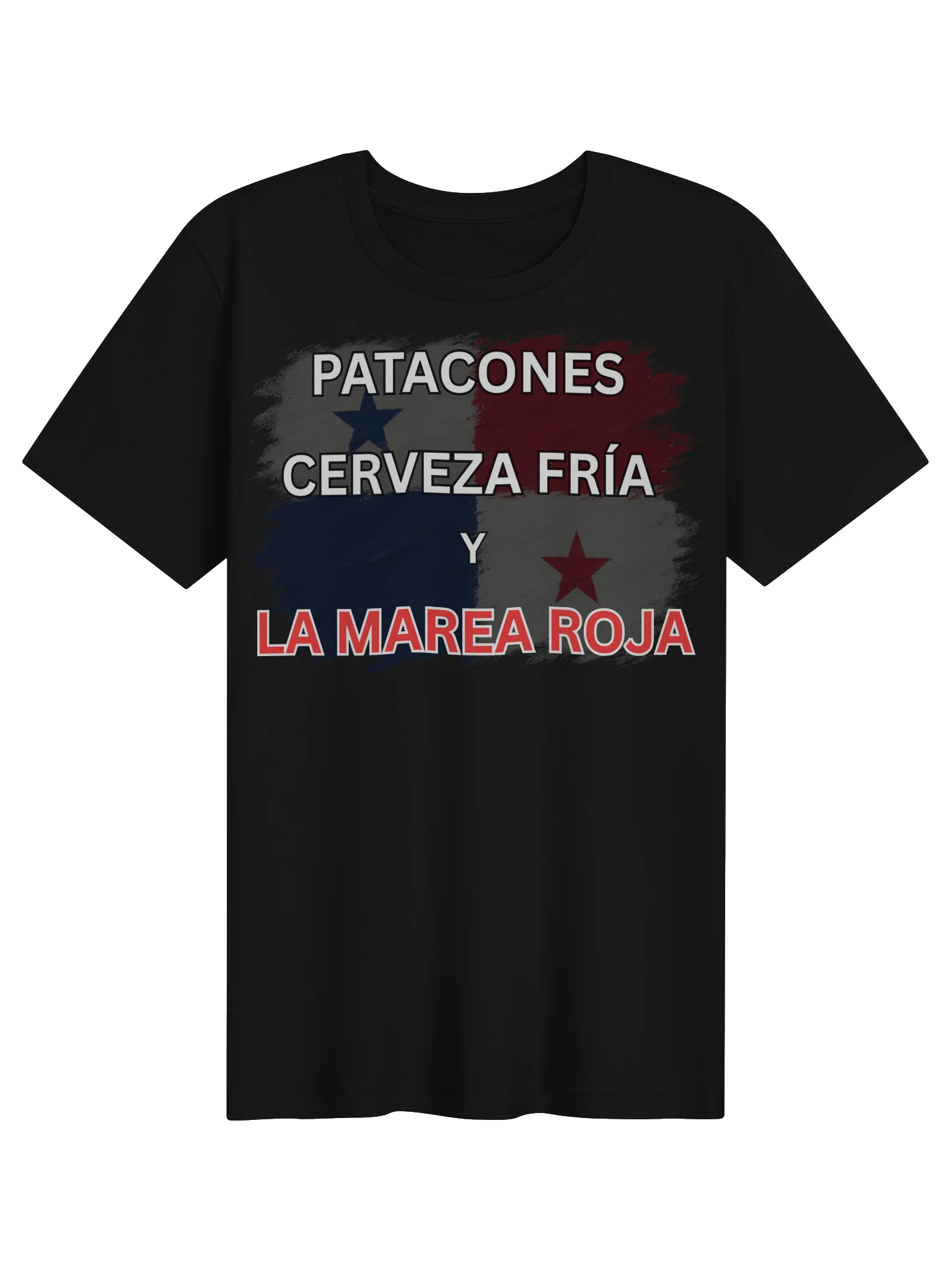 Patacones, Cerveza Fría y La Marea Roja | Panama Soccer Fan Shirt product image (1)