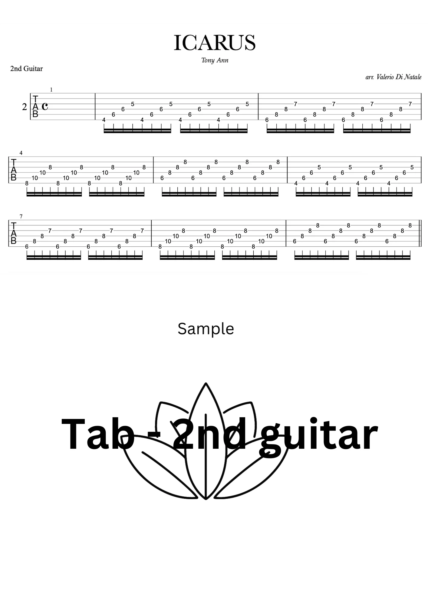 ICARUS for guitar by T.Ann product image (3)
