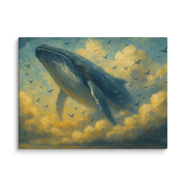 Canvas Print - Flying Whale 'Dream Weaver' product image (1)