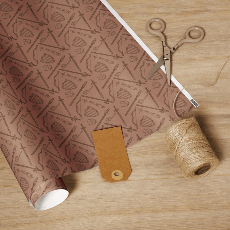Fighter Wrapping Paper (Subtle) product image (7)
