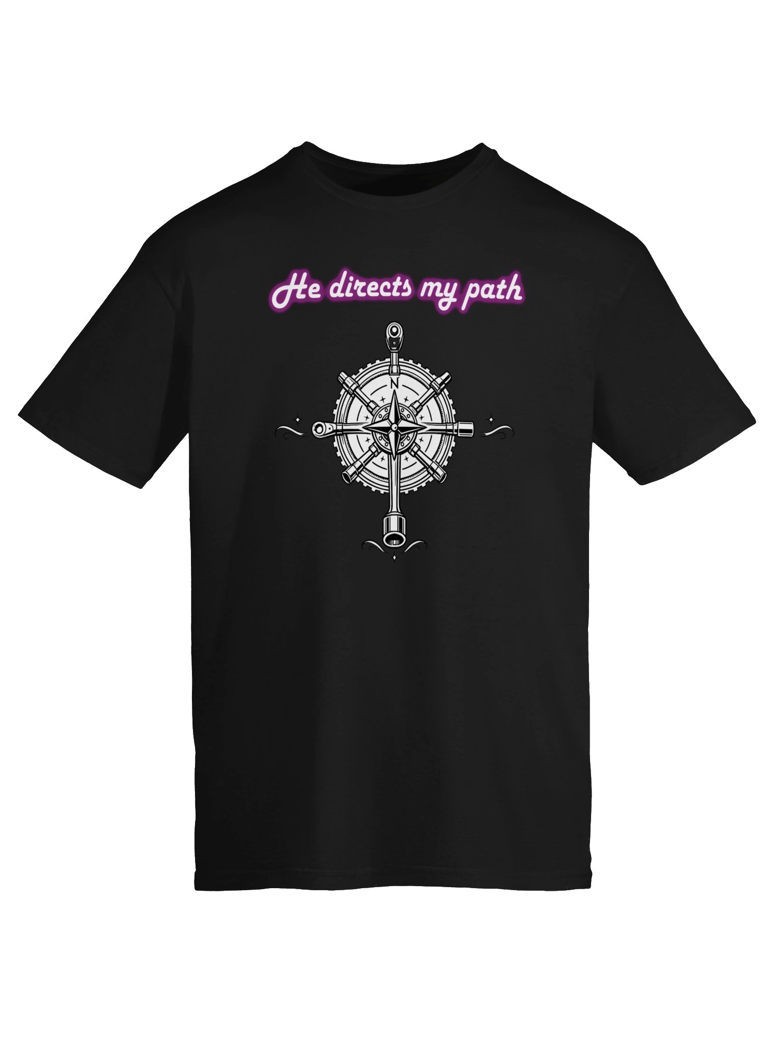 He Directs My Path Compass Tee product image (5)