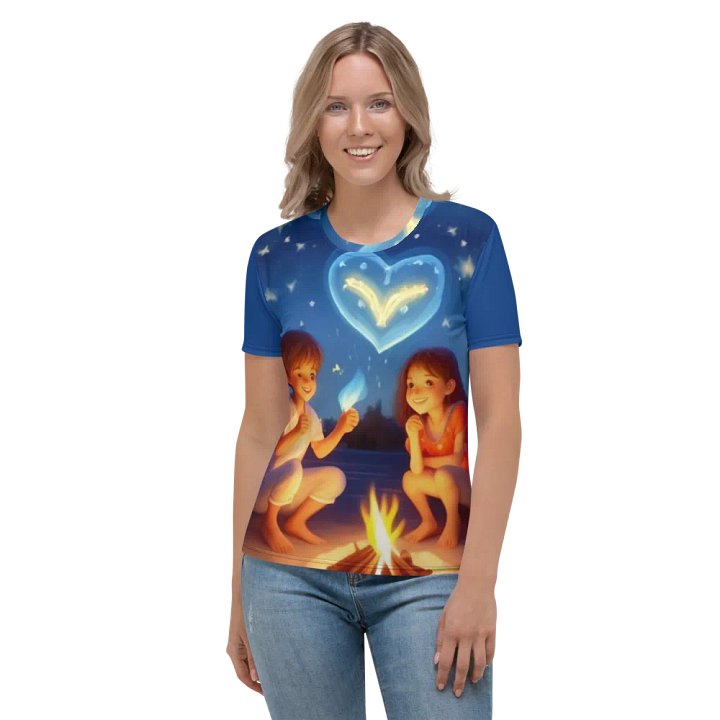 Novelty Puppy Love all over print tee product image (2)