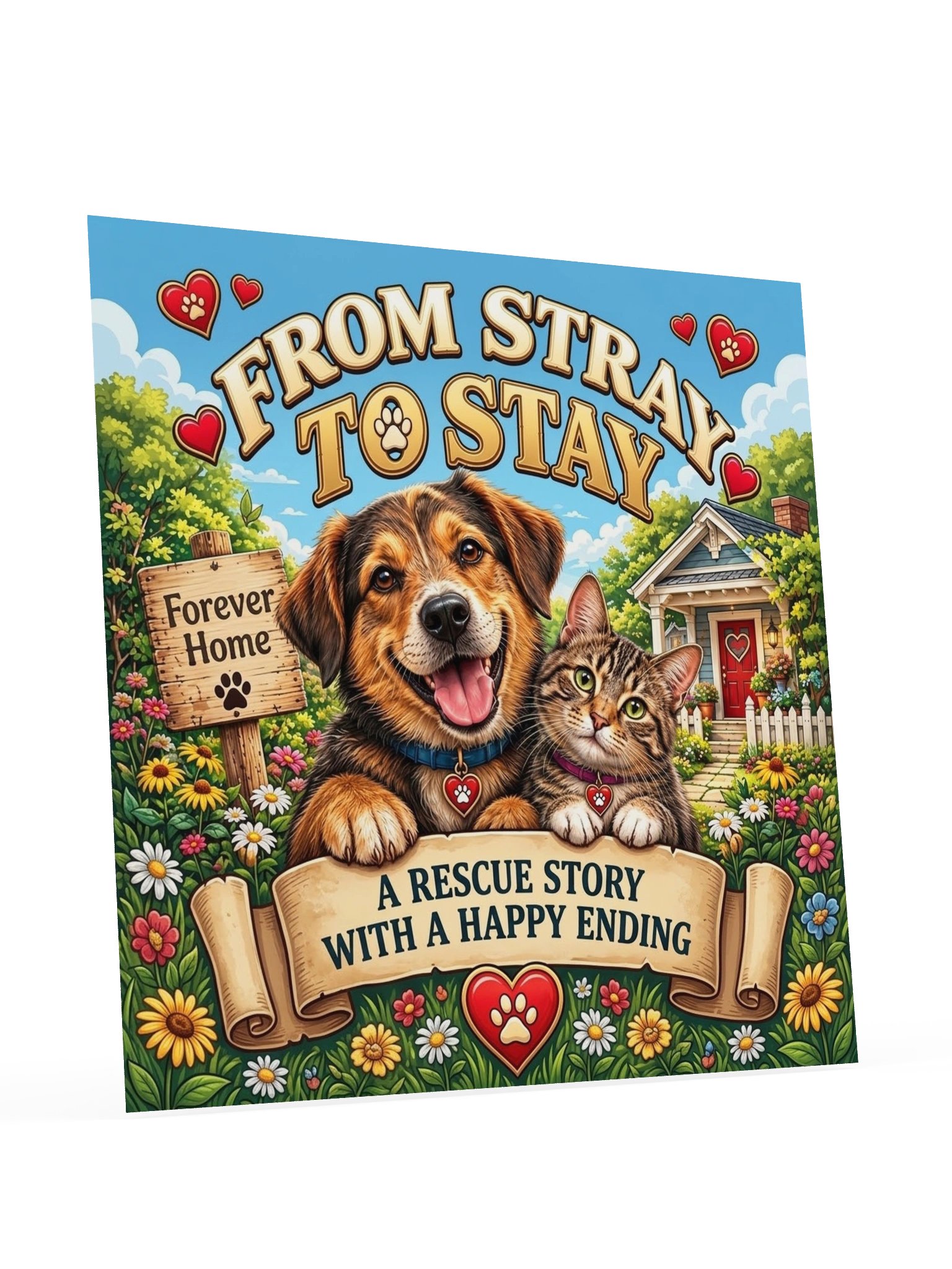 From Stray to Stay Rescue Poster product image (4)
