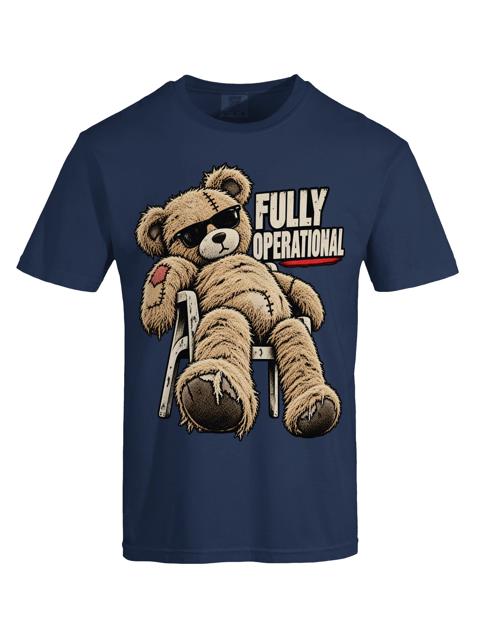 Teddy Bear Fully Operational Heavyweight Graphic Heavyweight Vintage Graphic Tee product image (18)