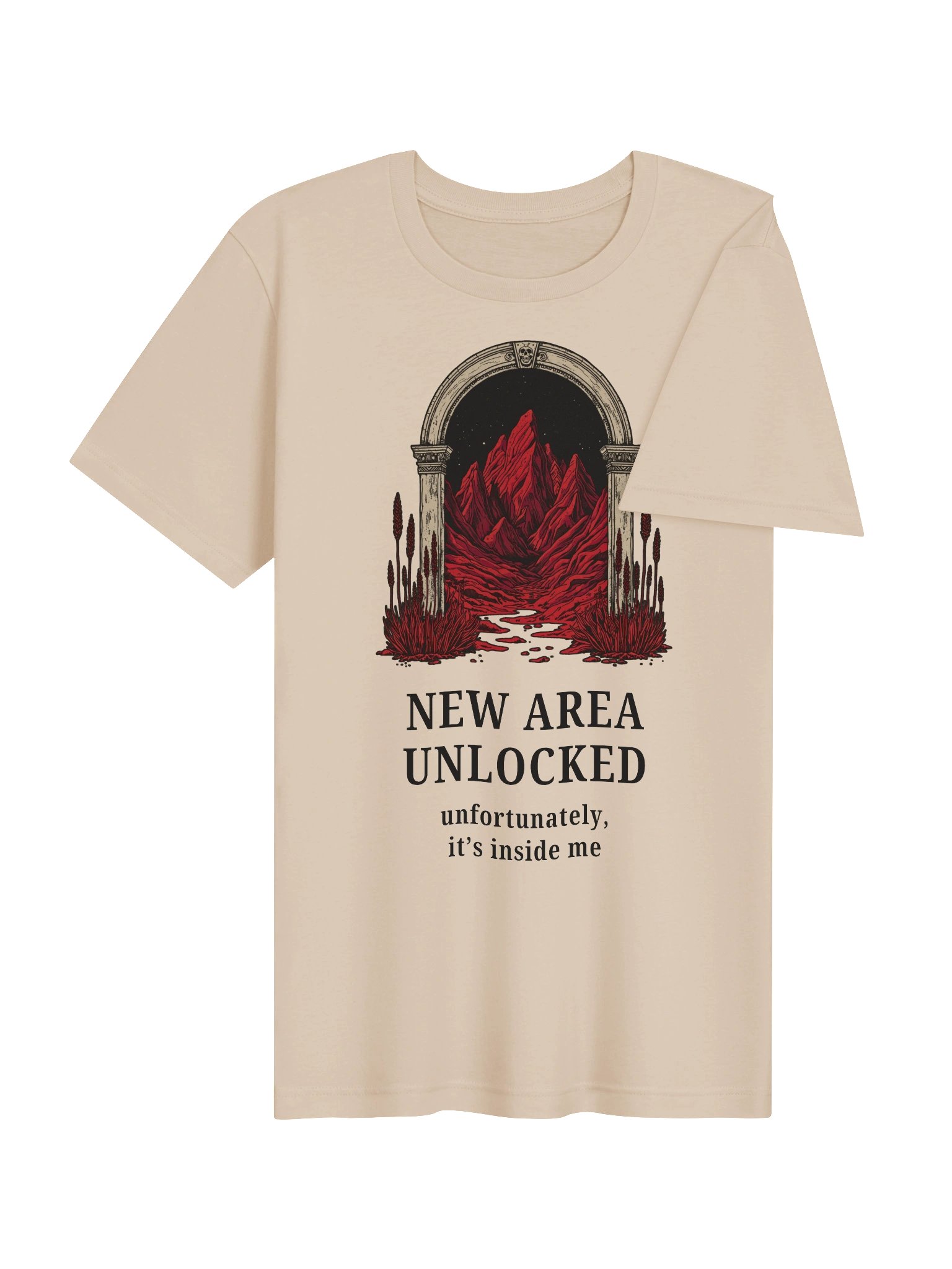 Endometriosis New Area Unlocked Shirt | Endo Awareness & Pelvic Pain Tee product image (4)