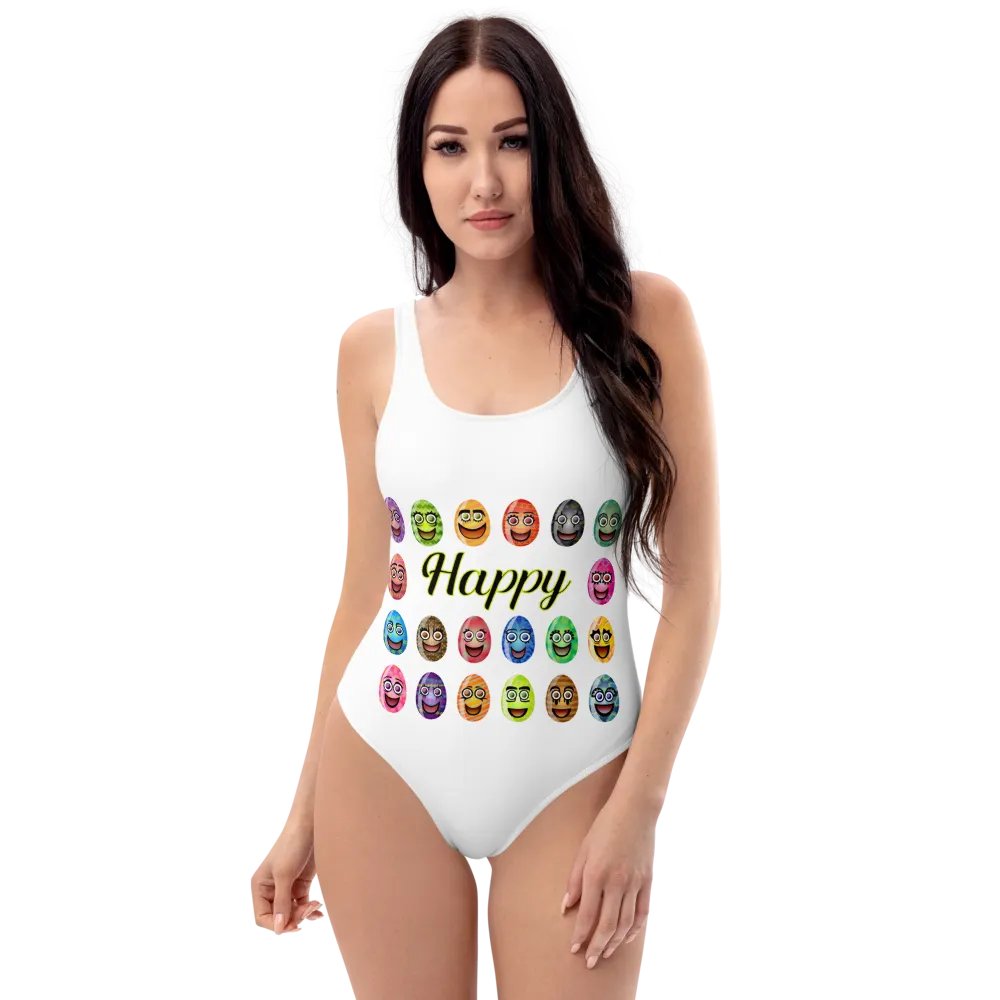 Happy Smiley All-Over Swimsuit product image (1)