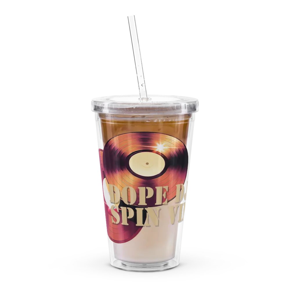 DOPE DJS SPIN VINYL Double Wall Tumbler product image (8)