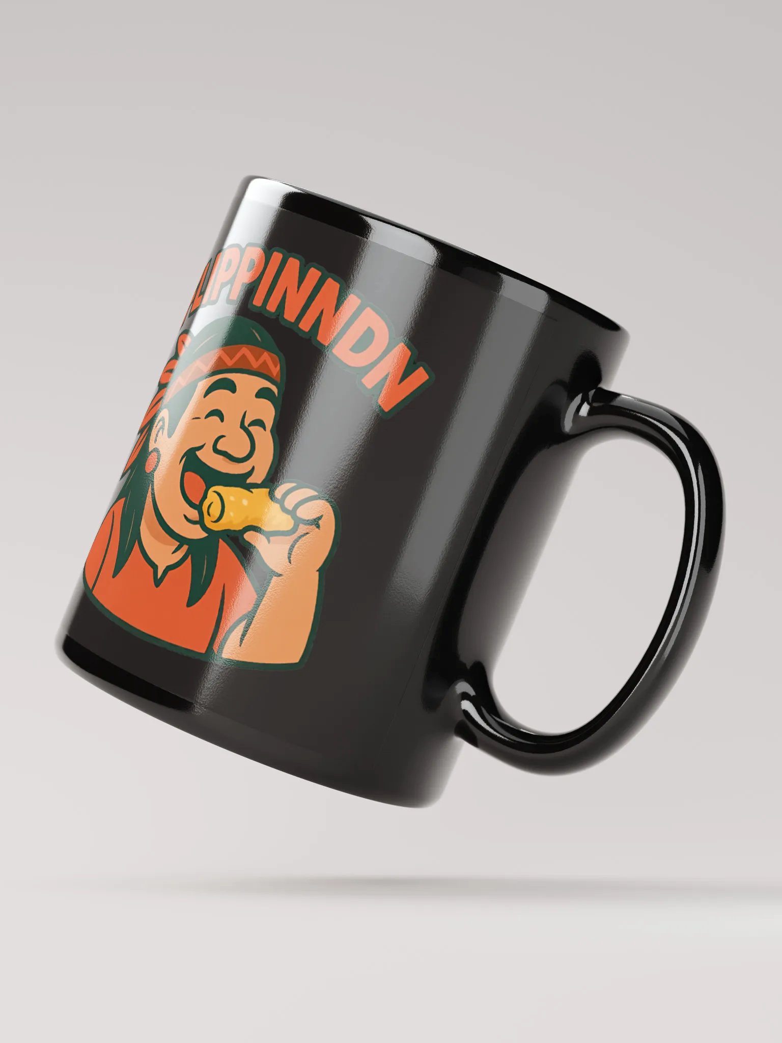 Flipppin NDN Black Mug product image (3)