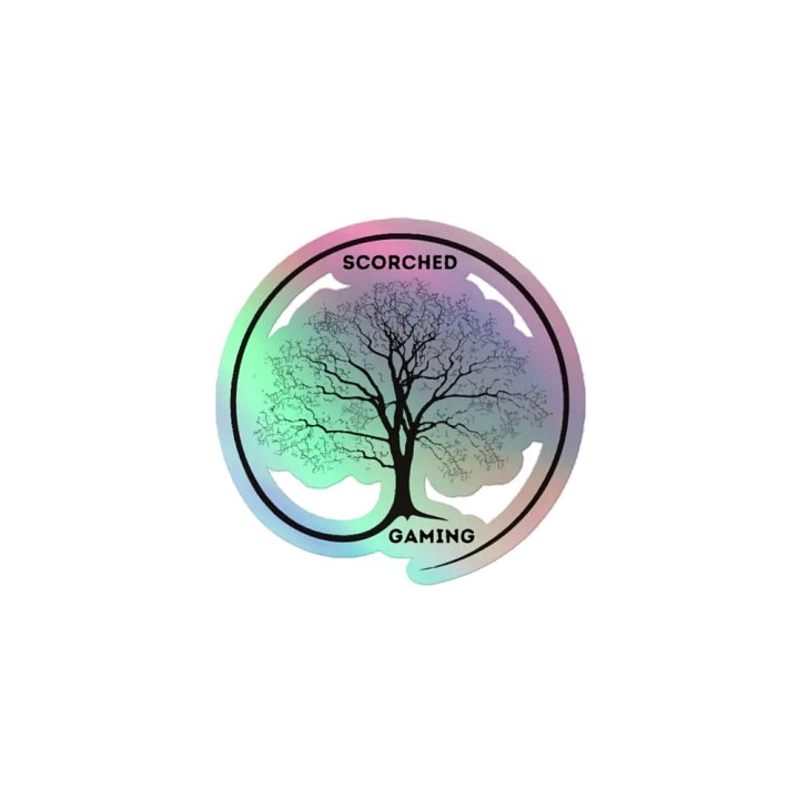 Scorched Holographic Sticker product image (1)