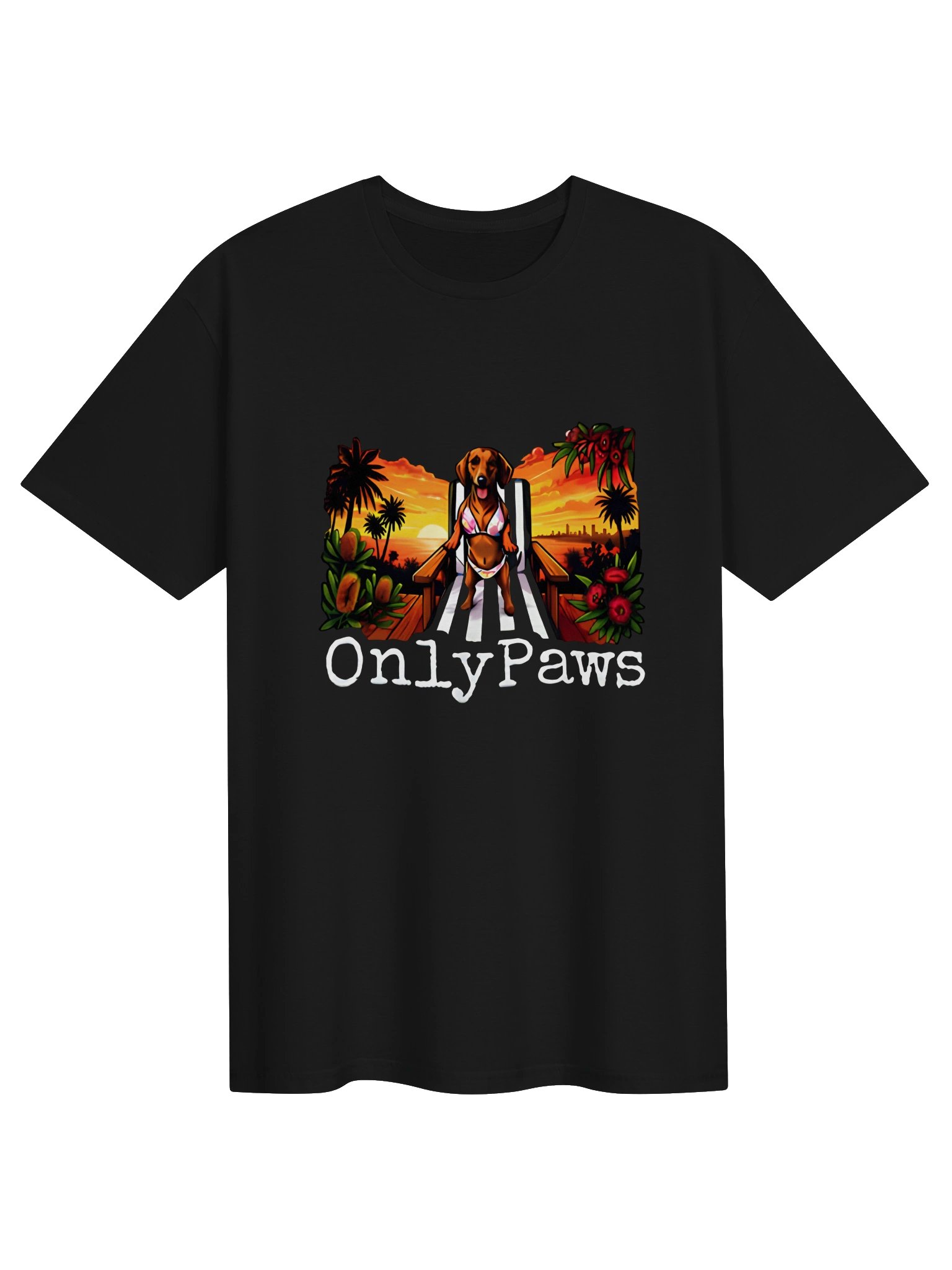 Kylie Onlypaws Tropical Vibes Dog Shirt product image (2)