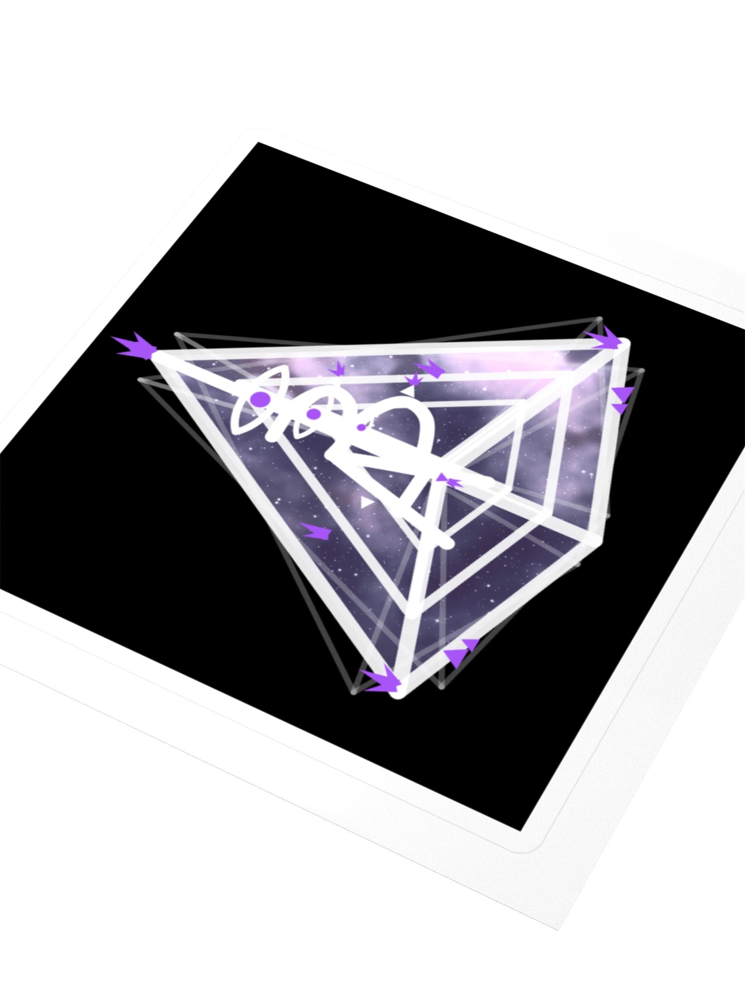 AP-3 9D Galaxy — Block Sticker product image (3)