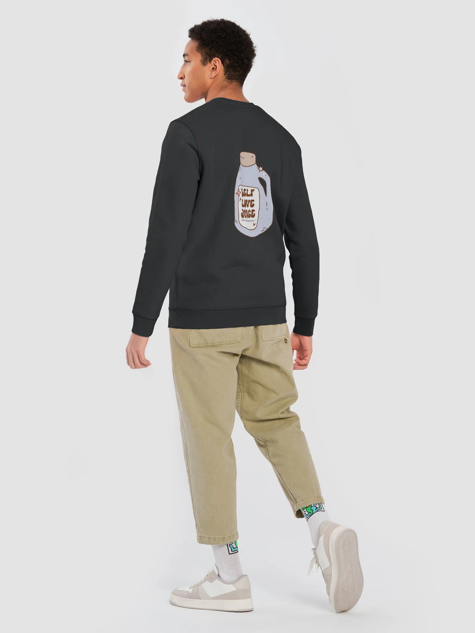 "Self Love Juice" Organic Cotton Sweatshirt – Stay Hydrated with Self-Love product image (10)