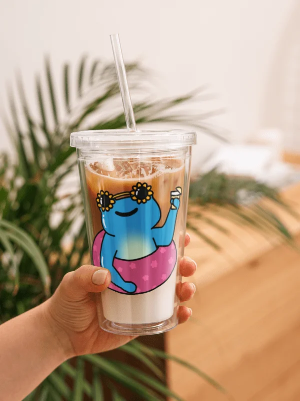 Hot Froge Summer Double-Walled Plastic Tumbler product image (2)