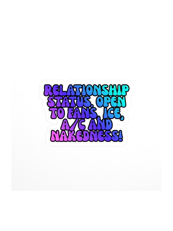 Menopause Chaos Kiss Cut 4"x4" Vinyl Sticker product image (1)