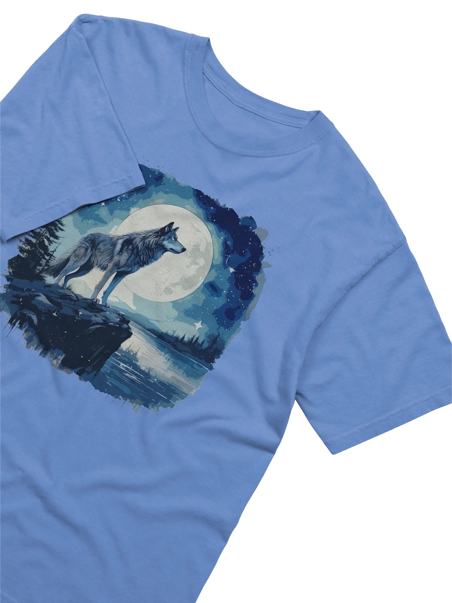 Moonlit Solitude | Comfort Colors Heavyweight T-Shirt product image (1)