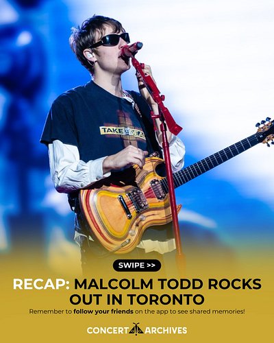Recap: Malcolm Todd Rocks Out in Toronto 🖤

Toronto got a night to remember! On September 28, Malcolm Todd brought his show t...