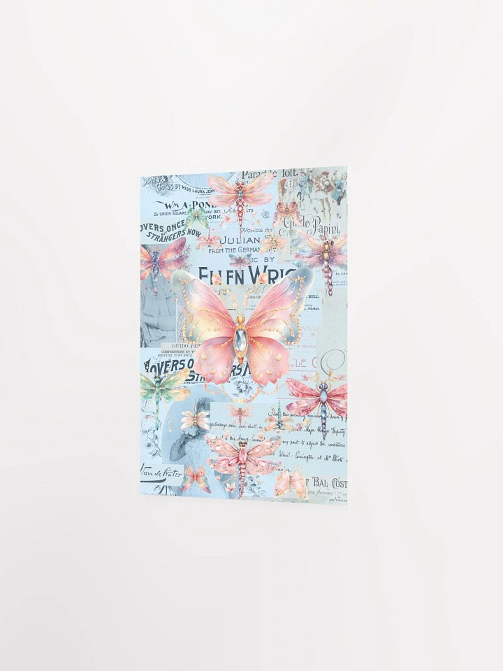 Blue Butterflies & Dragonflies Ephemera product image (15)